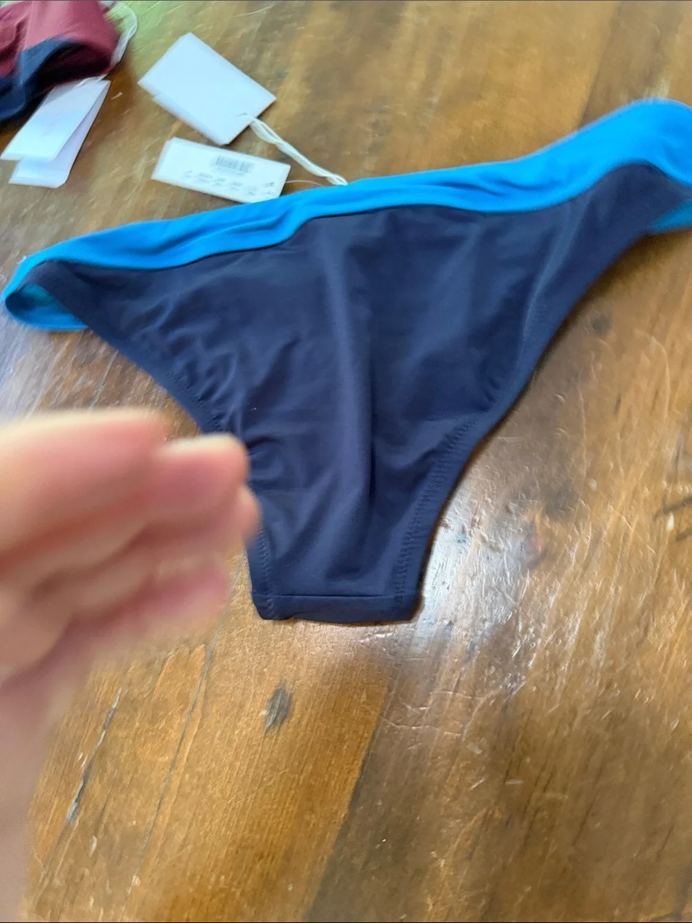 J. Crew Jersey Lomellina Colorblock Bandeau Bikini. Brand new with tags